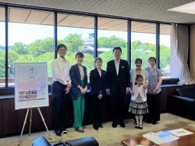 台熊友好会「台湾伝統芸能公演及び交流事業」開催に伴う表敬訪問