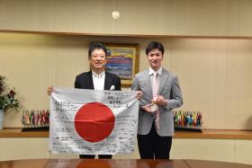 令和6年9月2日（月曜日）第47回技能五輪国際大会（フランス・リヨン）出場に伴う表敬訪問