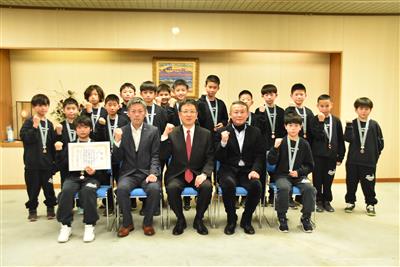 第45回U12全九州バスケットボール大会出場に伴う表敬訪問