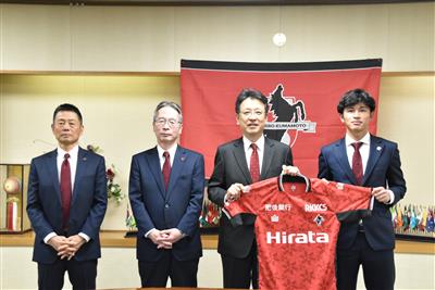 令和7年2月12日（水曜日）ロアッソ熊本様のシーズン開幕に伴う表敬訪問