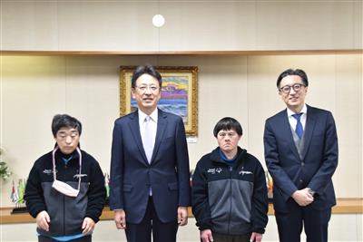 2025年スペシャルオリンピックス冬季世界大会・トリノ」出場に伴う表敬訪問
