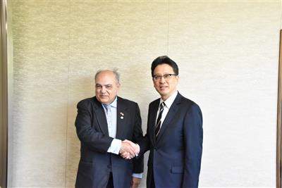 令和7年4月24日（木曜日）駐名古屋ペルー共和国総領事館総領事の市長表敬訪問