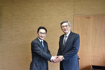 令和7年5月29日（木曜日）台北駐日経済文化代表処 周学佑（シュウ ガクユウ）副代表による副市長表敬訪問