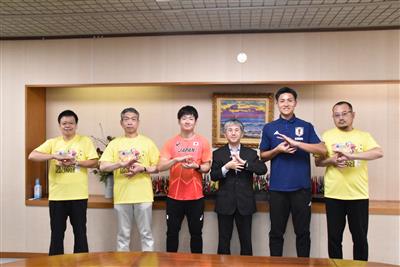 令和7年7月16日（水曜日）「第25回夏季デフリンピック競技大会 東京2025」出場に伴う表敬訪問