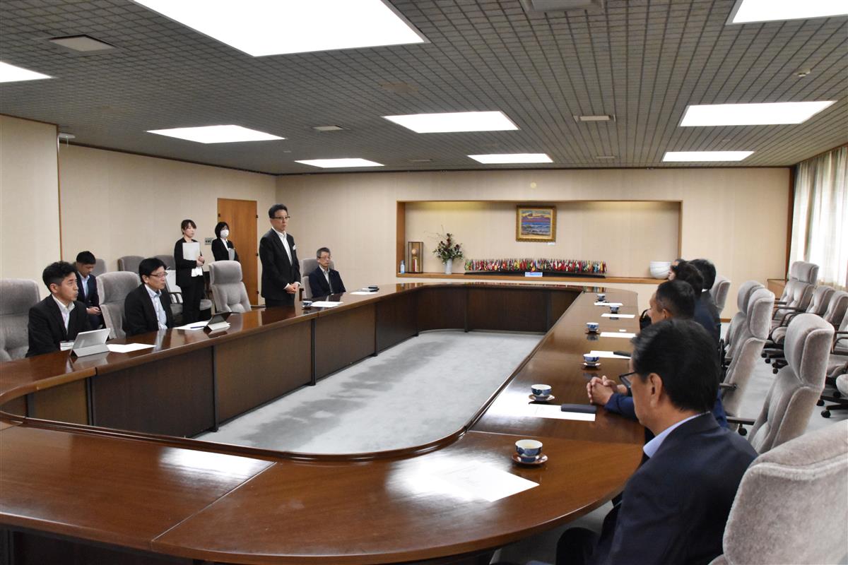 表敬訪問等の様子