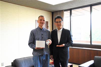 令和7年10月27日（月曜日）アーティスト・イン・レジデンス事業に係る市長表敬訪問