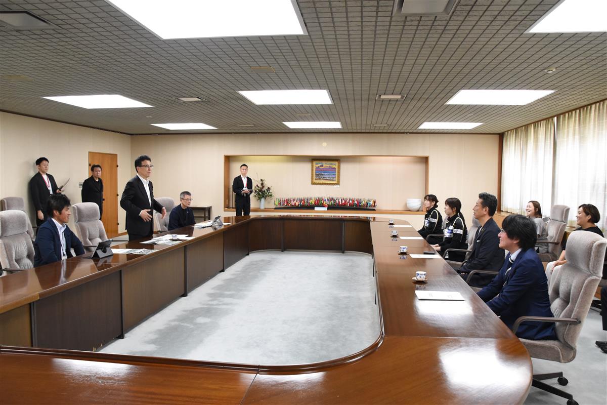 表敬訪問等の様子