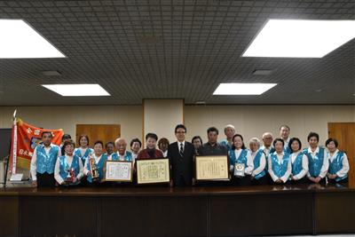 令和8年1月16日（金曜日）郷土民謡民舞全国大会「合唱の部」優勝に伴う表敬訪問
