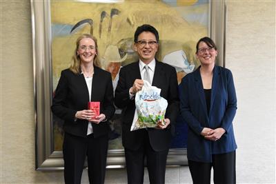 令和8年3月19日（木曜日）ハイデルベルク大学病院国際医学交流団の市長表敬訪問