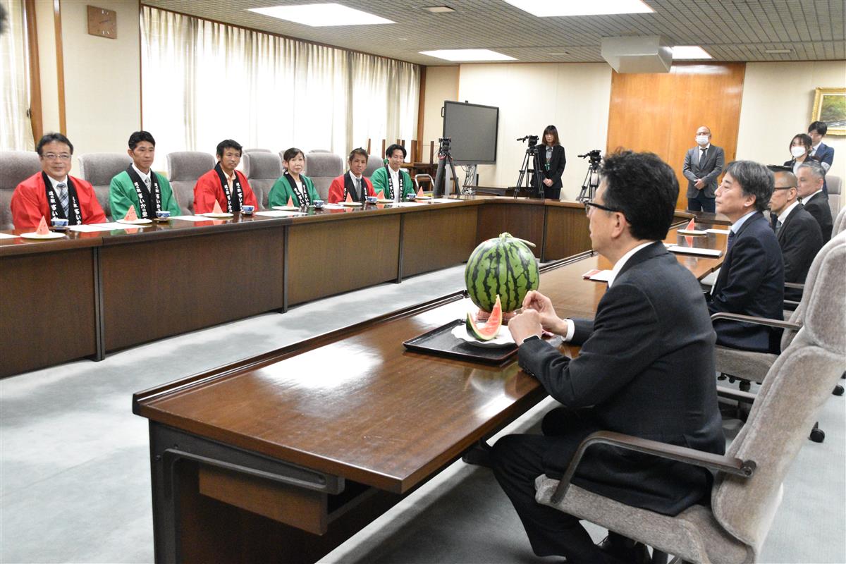 表敬訪問等の様子