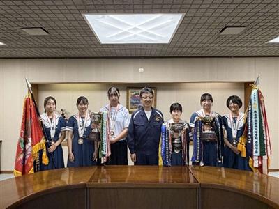 令和8年8月24日（月曜日）「令和8年度全国高等学校総合体育大会ローイング競技大会」優勝に伴う市長表敬訪問