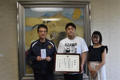 令和8年9月1日（火曜日）九州小沢会からの令和8年熊本地震に係る義援金の贈呈