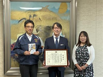 令和8年9月18日（金曜日）株式会社高速興建様による熊本城復元整備基金への寄附金贈呈